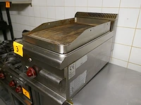 Rvs gasgrillplaat eurotec