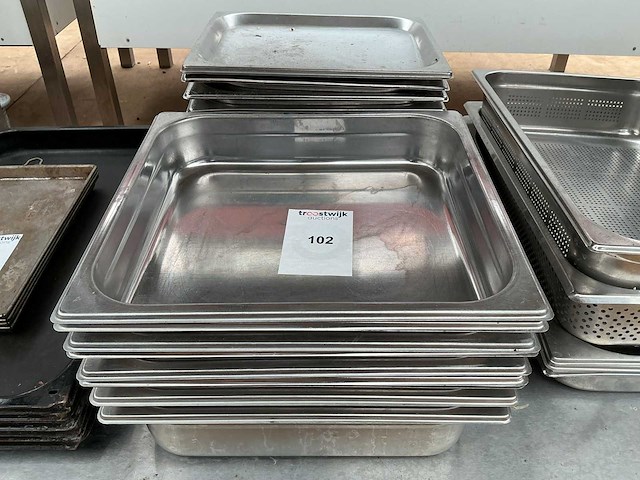 Rvs gastronormbak (15x) - afbeelding 1 van  1