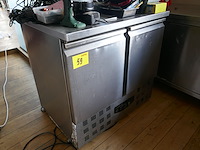 Rvs gekoelde werkbank 2-deurs combisteel - afbeelding 1 van  5