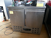 Rvs gekoelde werkbank 2-deurs combisteel - afbeelding 2 van  5