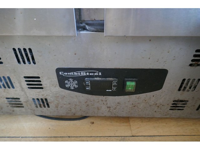 Rvs gekoelde werkbank 2-deurs combisteel - afbeelding 3 van  5