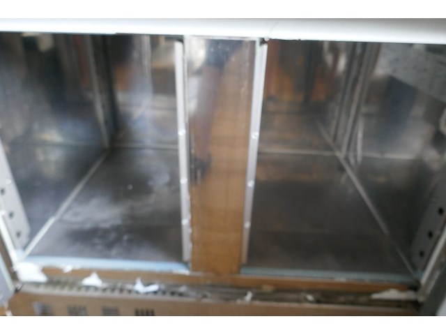 Rvs gekoelde werkbank 2-deurs combisteel - afbeelding 4 van  5