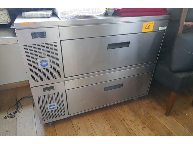 Rvs gekoelde werkbank abande - afbeelding 1 van  5