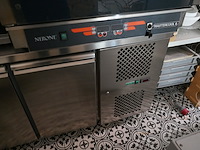 Rvs gekoelde werkbank met 3 deuren - afbeelding 3 van  6