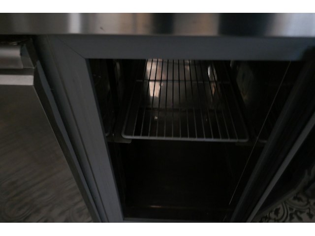 Rvs gekoelde werkbank met 3 deuren - afbeelding 5 van  6