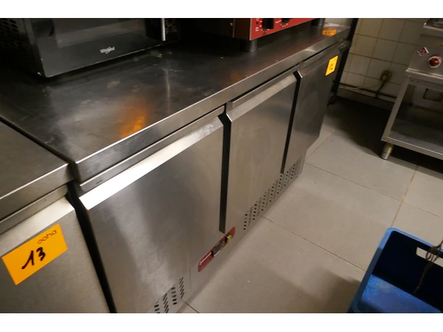 Rvs gekoelde werktafel diamond - afbeelding 2 van  6