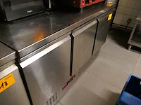 Rvs gekoelde werktafel diamond - afbeelding 2 van  6