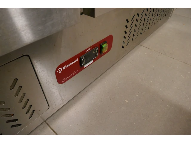 Rvs gekoelde werktafel diamond - afbeelding 3 van  6