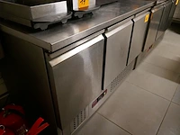Rvs gekoelde werktafel diamond