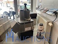 Rvs groentesnijmachine robot coupe en hakmolen kenwood