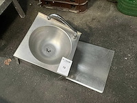 Rvs handenwasser met knie bediening - afbeelding 1 van  4