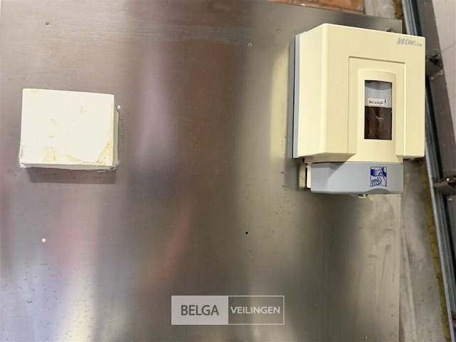Rvs handwasbak + papier en zeepdispenser - afbeelding 5 van  6