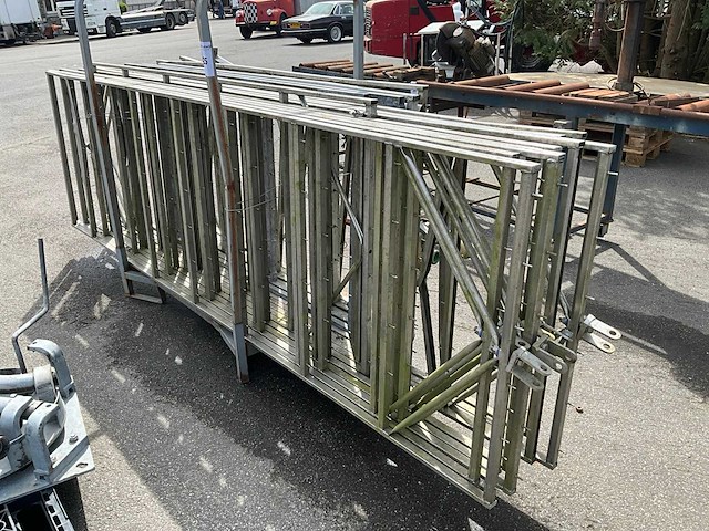 Rvs hangkaders voor ham (9x) - afbeelding 2 van  4