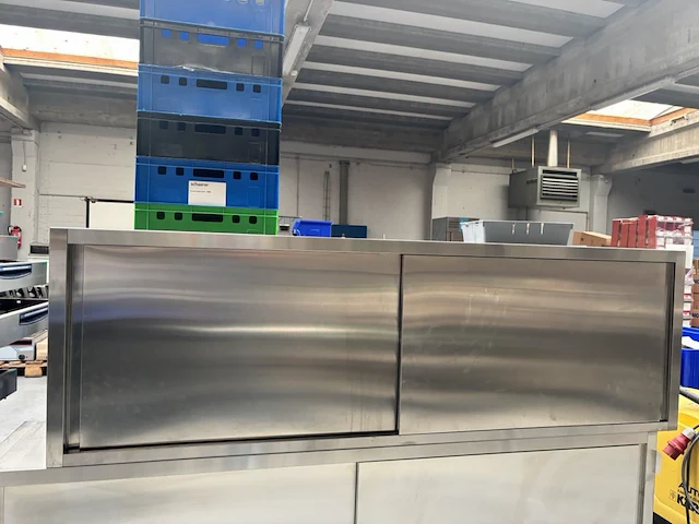 Rvs hangkast - afbeelding 1 van  2