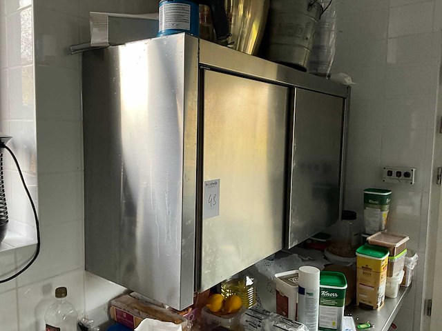 Rvs hangkast - afbeelding 3 van  4