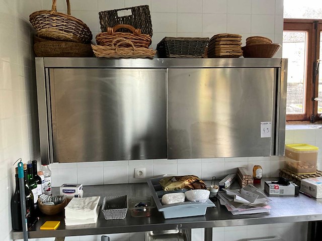 Rvs hangkast - afbeelding 2 van  4