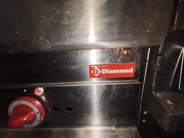 Rvs horeca bakplaat diamond - afbeelding 3 van  4