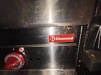 Rvs horeca bakplaat diamond - afbeelding 3 van  4