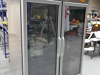 Rvs horeca vrieskast met dubbele glazen deuren tecnodom spa - afbeelding 2 van  6