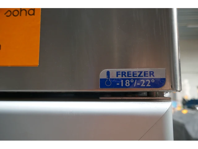 Rvs horeca vrieskast met dubbele glazen deuren tecnodom spa - afbeelding 6 van  6