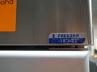 Rvs horeca vrieskast met dubbele glazen deuren tecnodom spa - afbeelding 6 van  6