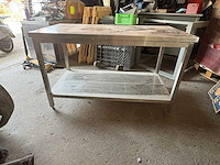 Rvs horeca werktafel - kitchen part - afbeelding 1 van  3