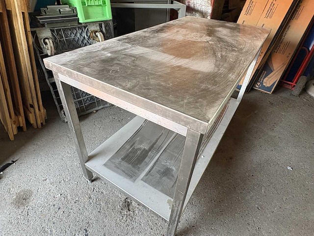 Rvs horeca werktafel - kitchen part - afbeelding 2 van  2