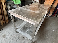 Rvs horeca werktafel - kitchen part - afbeelding 2 van  2