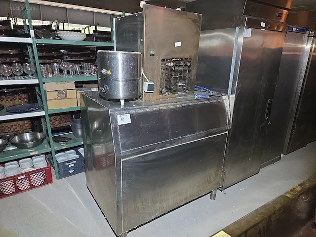 Rvs ijsblokjesmachine diamond store350/280-510 - afbeelding 1 van  5