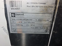 Rvs ijsblokjesmachine diamond store350/280-510 - afbeelding 3 van  5