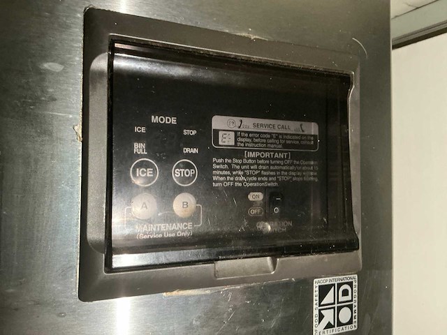 Rvs ijsblokjesmachine hoshizaki type fm-170ake - afbeelding 4 van  5