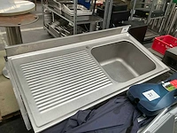 Rvs inbouw spoeltafel - afbeelding 3 van  3