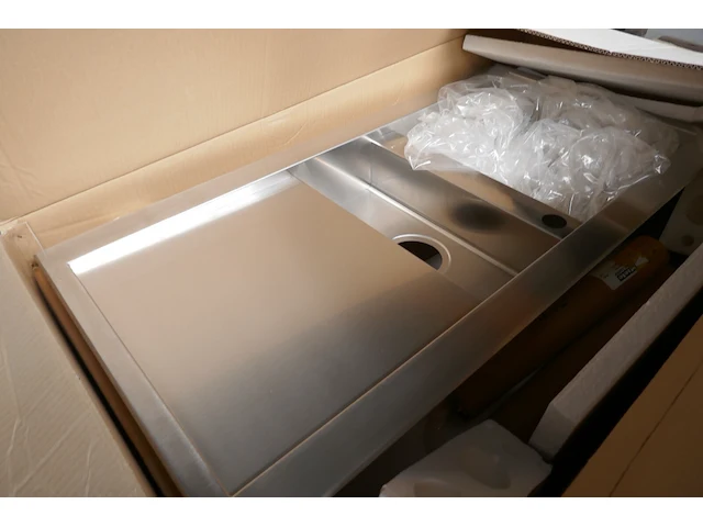 Rvs inbouwspoelbak smeg - afbeelding 4 van  4