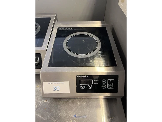 Rvs inductiekookplaat ggmgastro - afbeelding 1 van  4