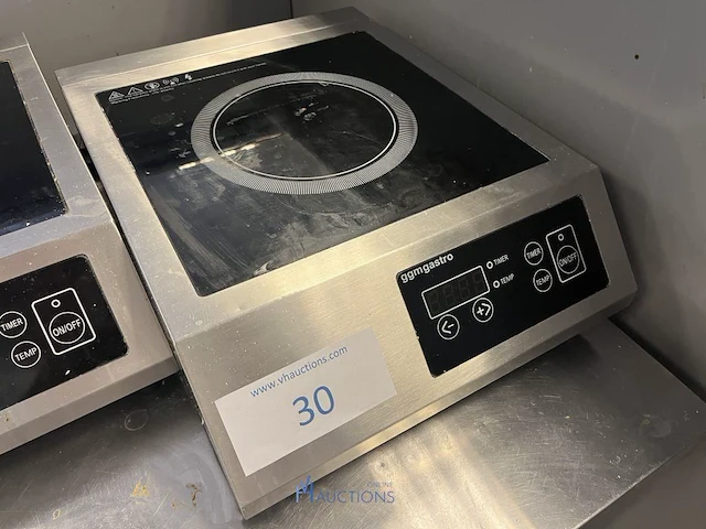 Rvs inductiekookplaat ggmgastro - afbeelding 2 van  4