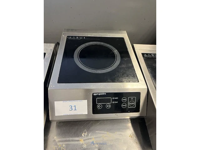 Rvs inductiekookplaat ggmgastro - afbeelding 1 van  4