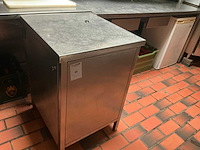 Rvs kast, 62 x 68 x 94 cm - afbeelding 2 van  3