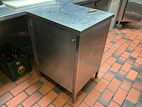 Rvs kast, 62 x 68 x 94 cm - afbeelding 1 van  3
