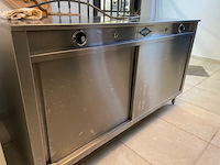 Rvs kast bordenwarmers