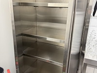 Rvs kast met 2 deuren ggmgastro - afbeelding 3 van  4