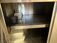 Rvs kast met schuifdeuren - afbeelding 3 van  5