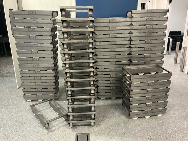 Rvs kattenwagens (50x) - afbeelding 1 van  2