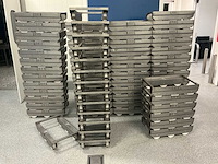 Rvs kattenwagens (50x) - afbeelding 1 van  2