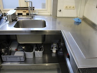 Rvs keukenelement - werkblad