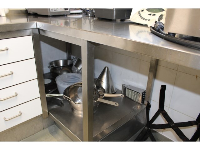 Rvs keukenelement - werkblad - afbeelding 4 van  10