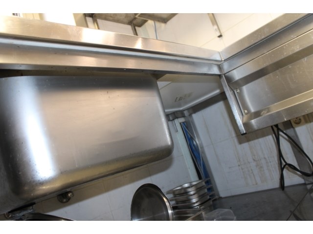 Rvs keukenelement - werkblad - afbeelding 7 van  10