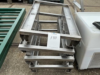 Rvs kistenroller (4x) - afbeelding 1 van  2
