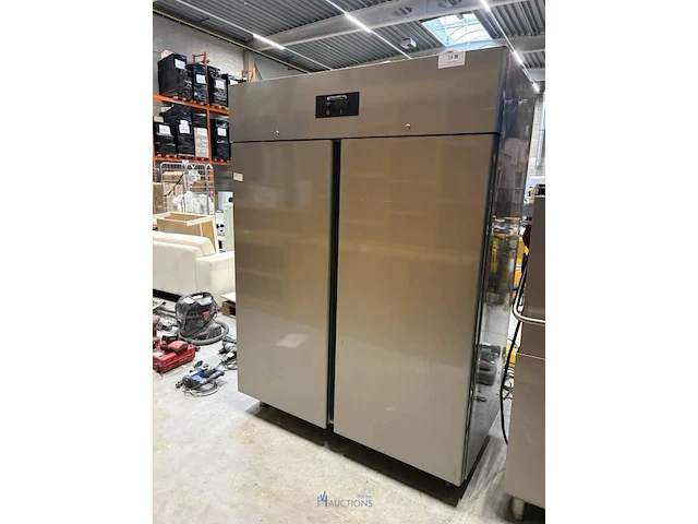 Rvs koelkast franstal - afbeelding 1 van  7