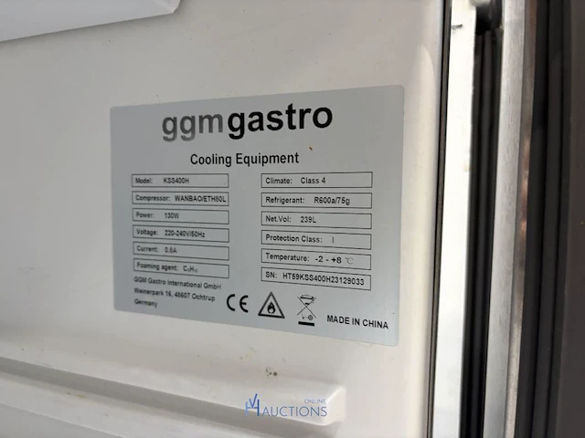 Rvs koelkast ggmgastro - afbeelding 4 van  4
