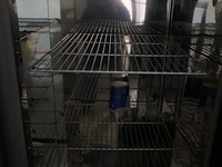 Rvs koelkast met dubbele vitrinedeuren tecnodom - afbeelding 4 van  5